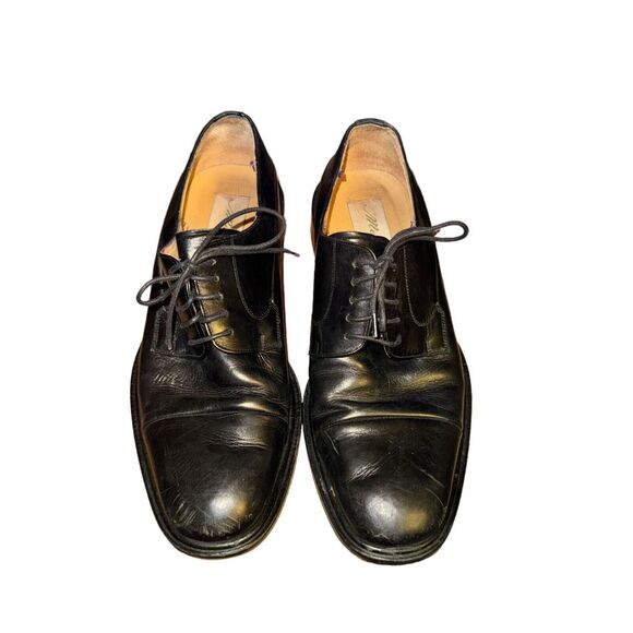 Mezlan Piazza Oxfords Men\'s Size 7.5 M Black Leather Lace Up Dress Shoes main image 8